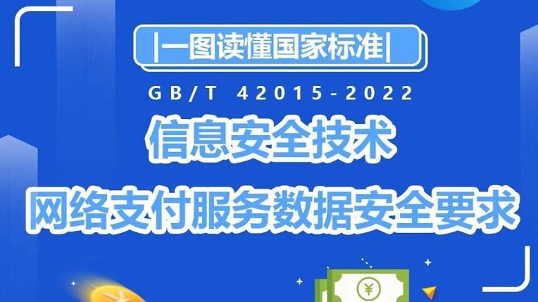 《網絡支付服務數據安全要求》國標發布，一圖讀懂！